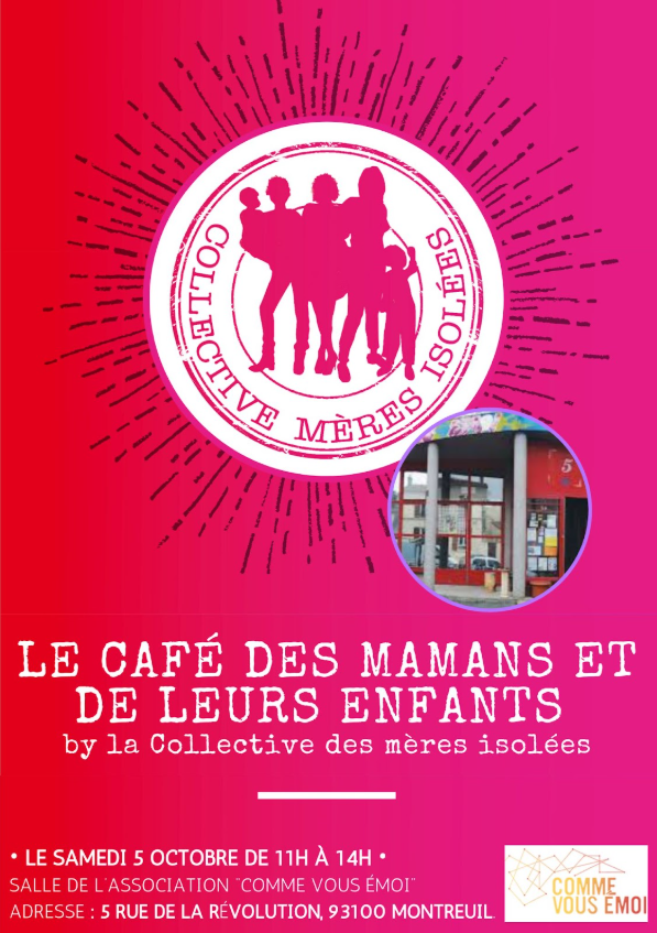 café des mamans et leur enfant