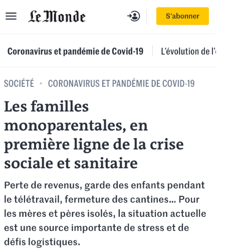 le monde 27 avril 2021