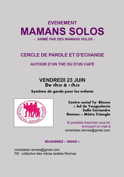 mamans solos parole et echanges